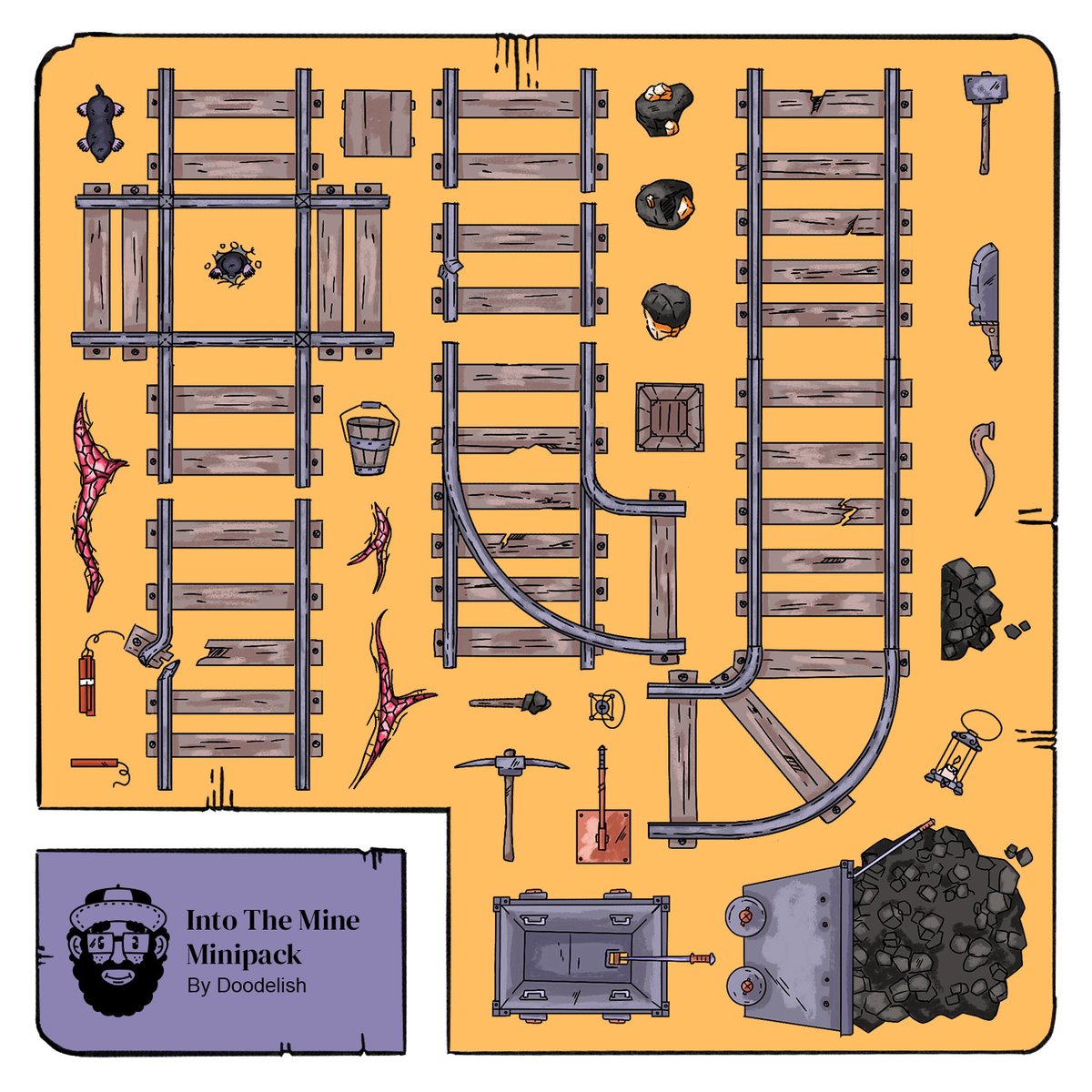 Doodelish's tweet photo. Fresh minipack just dropped for my patrons! 📣

Snag it now as a mega tier patron or catch it on marketplaces on the 1st of next month! 🛍️ #CartographyAssets #MapMaking #FantasyMaps #DnDMaps #RPGCartography

https://t.co/oa6MLq6HMW 🔗 https://t.co/ka4jizuAPi