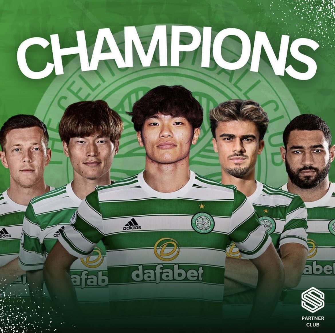 socsupplementjp's tweet photo. 連覇。

セルティックがスコティッシュ・プレミアシップの53度目のチャンピオンに。

サッカーサプリメントはタフに戦う選手とチームをオフィシャルパートナーとして常にサポート。

おめでとう、Bhoys🏆

#celtic
#champion
#bhoys https://t.co/2gGAhxcqiV