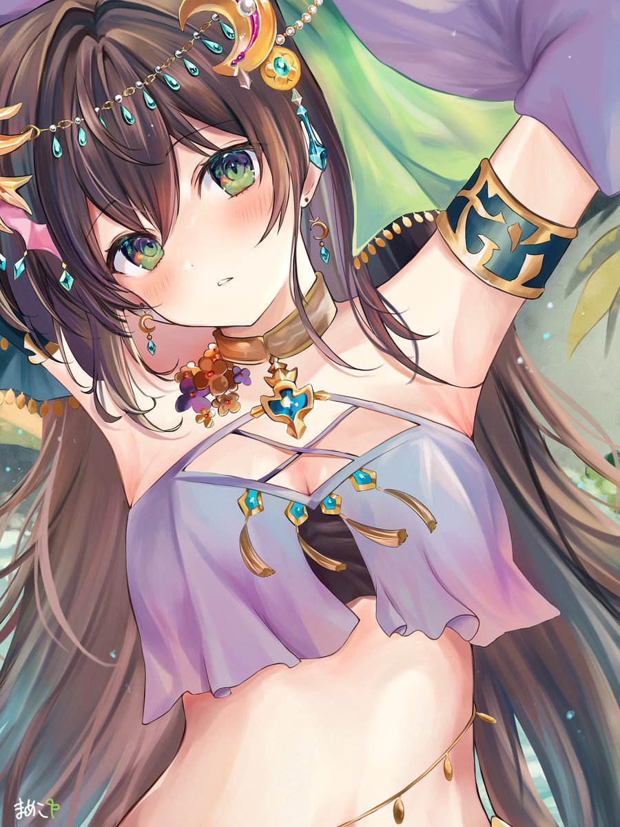 ももこ先生のオリキャラ、踊り子ちゃんを描きました！可愛くて、とても