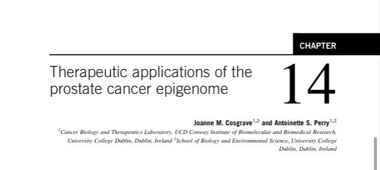 Joanne Cosgrave (@joanne_cosgrave) on Twitter photo My first first-author publication!!! Canāt believe I wrote a book chapter! Epigenetic Cancer Therapy (2nd edition) is now available! <a href="/UCDCancerLab/">Antoinette Perry</a> My first first-author publication!!! Canāt believe I wrote a book chapter! Epigenetic Cancer Therapy (2nd edition) is now available! <a href="/UCDCancerLab/">Antoinette Perry</a>