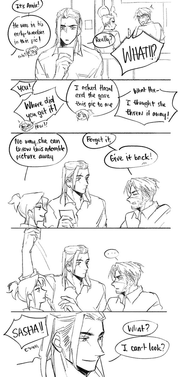 (Sketch) "Stop it…"

Cypher won't feel anything if other said he's beautiful, but not with Sova…

#cysova 