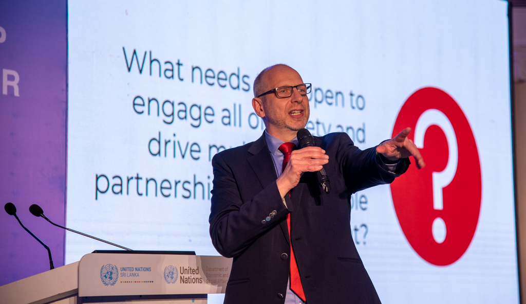 .<a href="/DarianStibbe/">Darian Stibbe</a>, Executive Director of @tpiglobal discusses how to build trust, skillsets and platforms that allow for effective partnerships that accelerate progress towards sustainable development.

#SriLankaPartnershipWeek