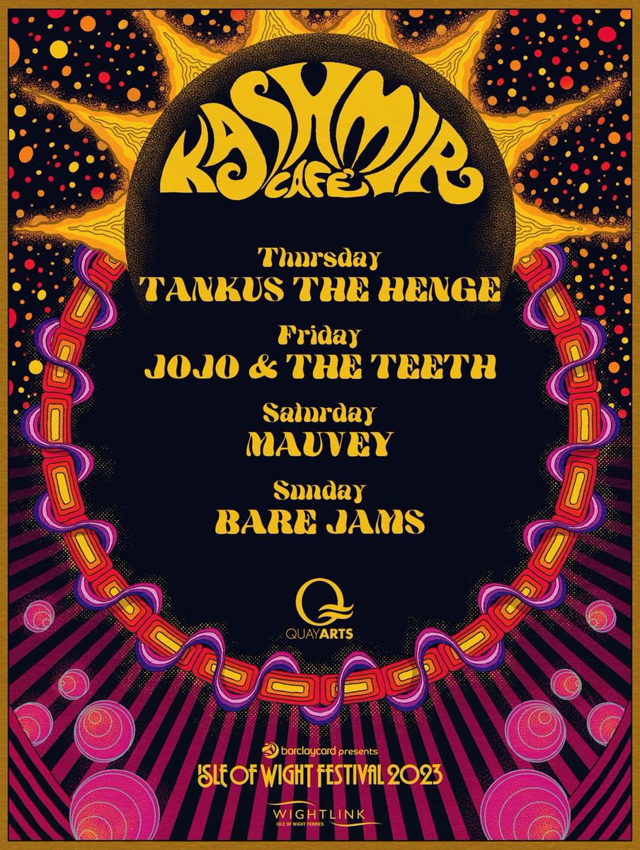 Our Fab Four headliners for Barclaycard presents the <a href="/IsleOfWightFest/">Isle of Wight Festival</a> 2023! 

@tankusthehenge 
<a href="/jojoandtheteeth/">Jo-Jo & The🦷Teeth🦷</a> 
@lovemauvey 
<a href="/BareJams/">Bare Jams</a> 

#barclaycardxiow #iow2023