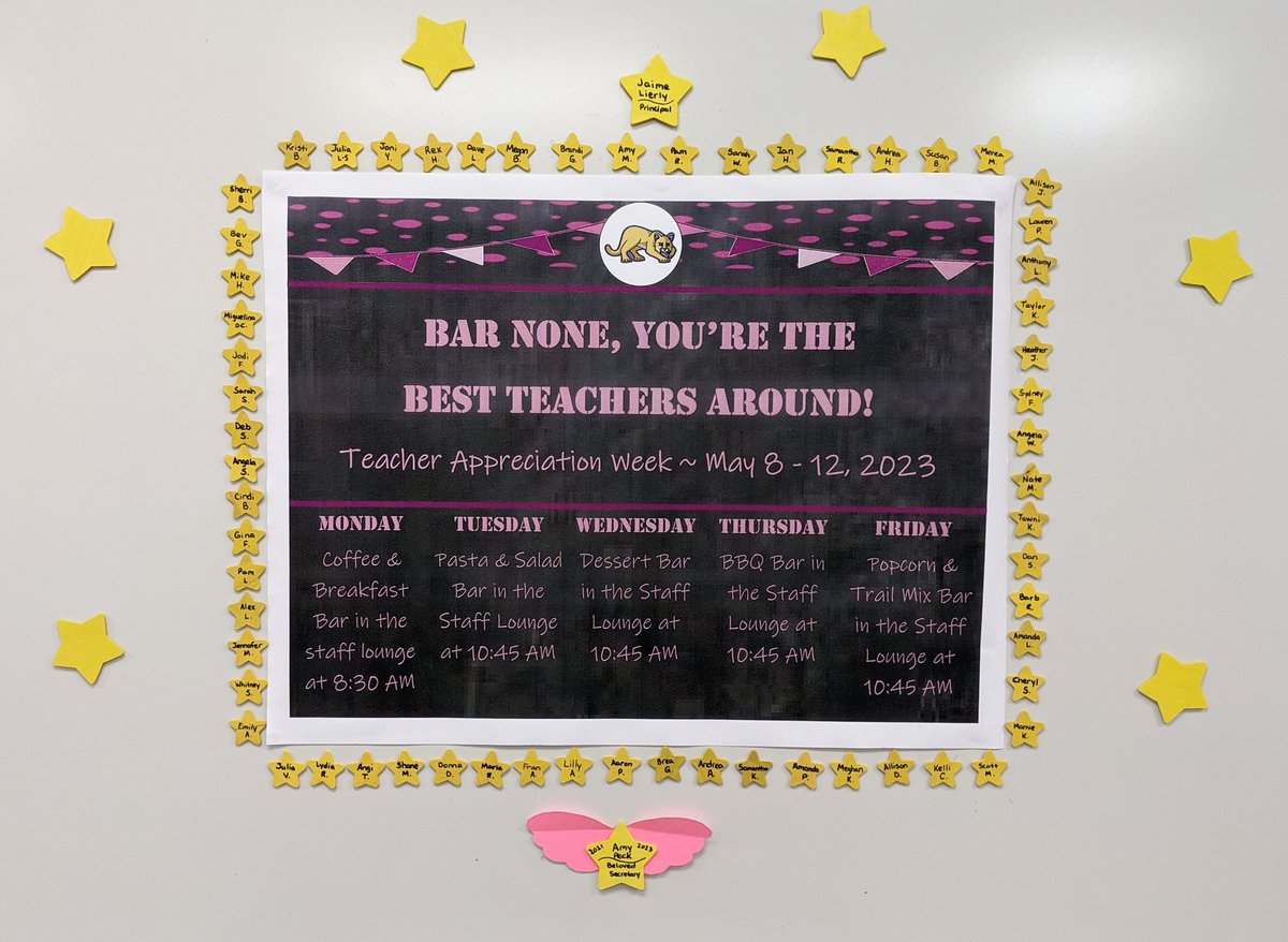 Happy Teacher Appreciation Week! I work with the best teachers at <a href="/Creekvw_Tweets/">Creekview Elementary</a>. They give of themselves even on the days that are trying and hard physically, emotionally and mentally. THANK YOU! You're students see you.

#middierising