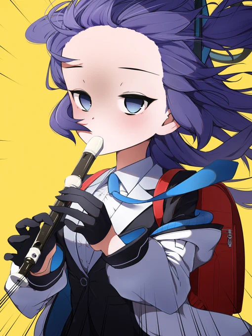 #ブルアカ #ユウカ    強風オールバックユウカ