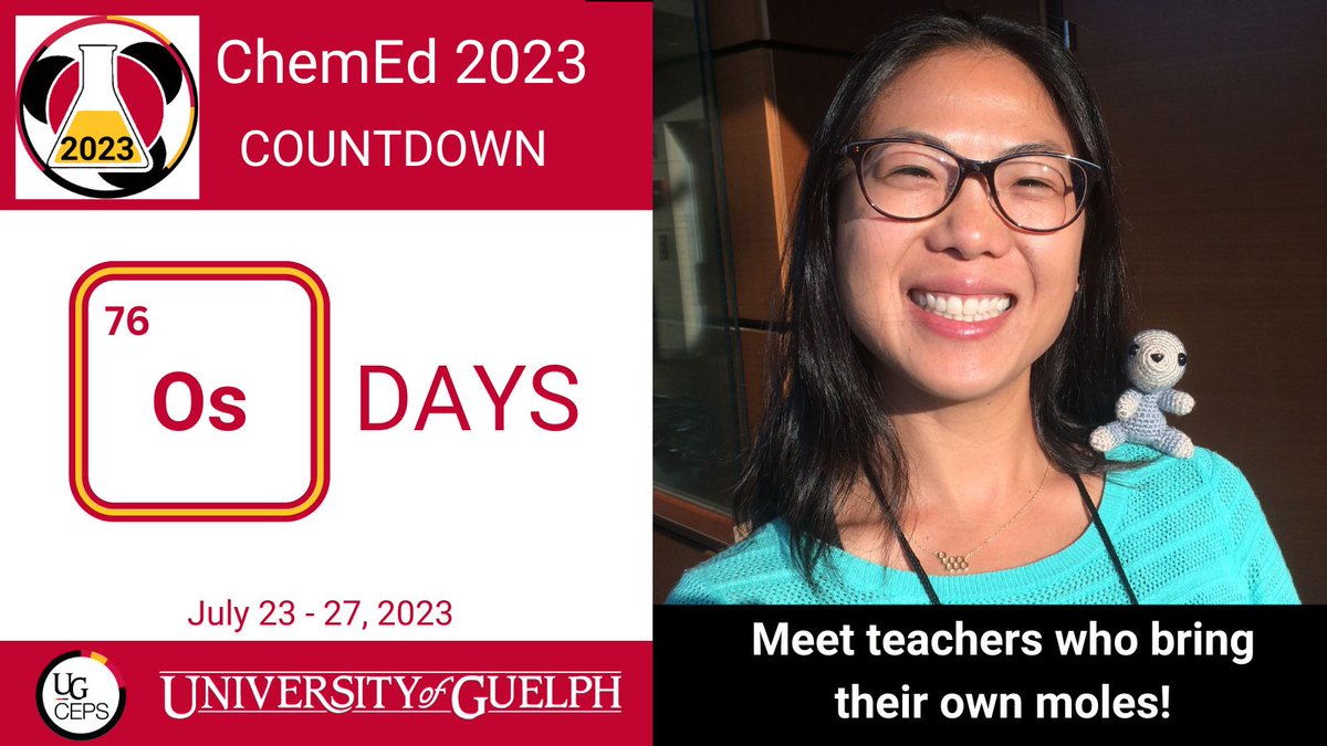 Osmium reason to come to ChemEd2023? Meet teachers who make moles - like Karen Choo <a href="/whatschooupto/">K</a> from <a href="/YRDSB/">York Region DSB</a>! Not just a mole-maker, Karen is presenting 2 sessions:  
1. Integrating coding in chemistry using the Micro:bit 2. Digital Escape Room with Thinglink &amp; Google Forms