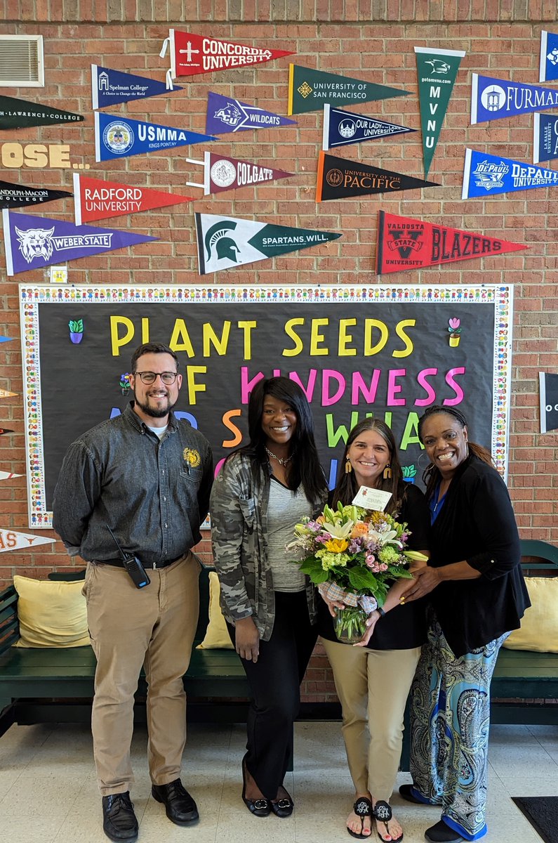 Congratulations to our Teacher of the Year Ms. Pate. She continues to provide awesome lessons to our ELL students and connects consistently with parents. We appreciate all that you do for WNES.