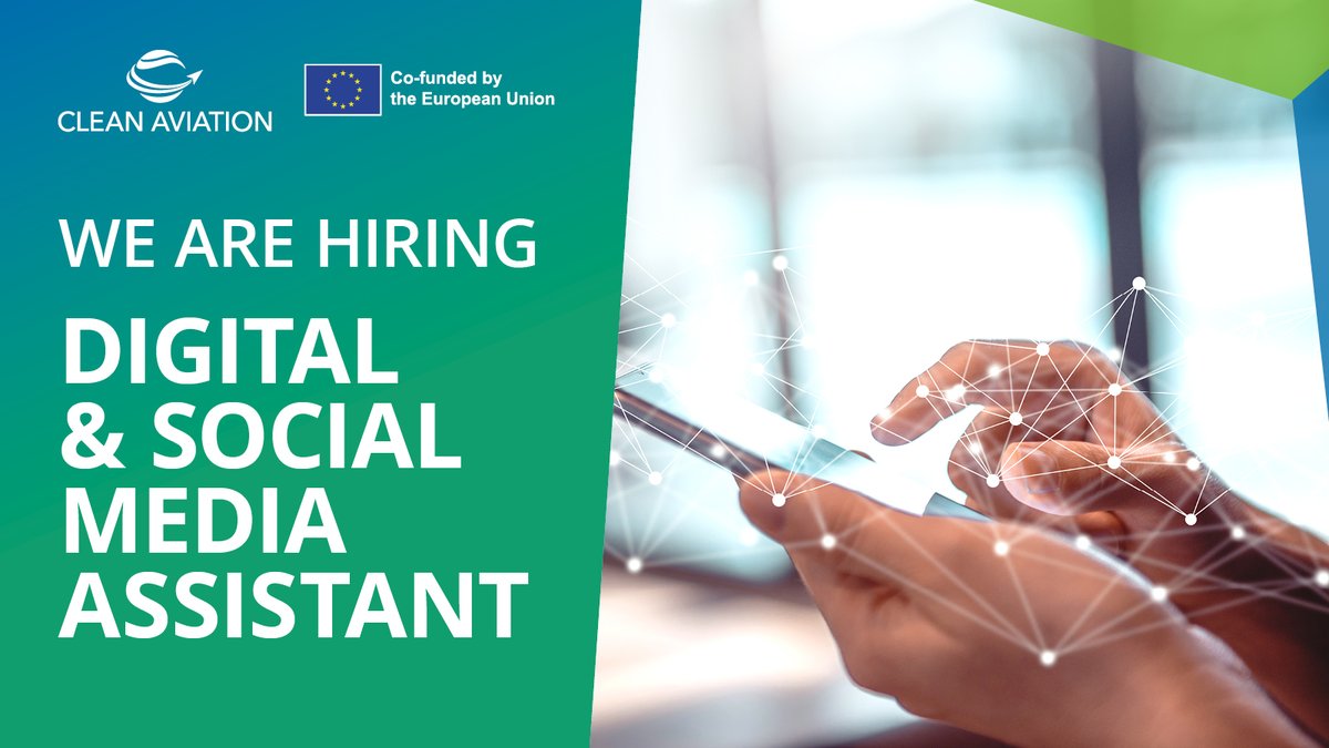 📢 We are #hiring a #SocialMedia Assistant   

 Do you have experience in #DigitalCommunication?

🗓️ Immediate start 
💚 Interest in sustainable transport and R&I  
🖋️ Excellent English 
🧑🏿‍🤝‍🧑🏿 Motivated team player   

Apply now 👉 bit.ly/3nbxe3Z  

#BrusselsJobs #EUJobs