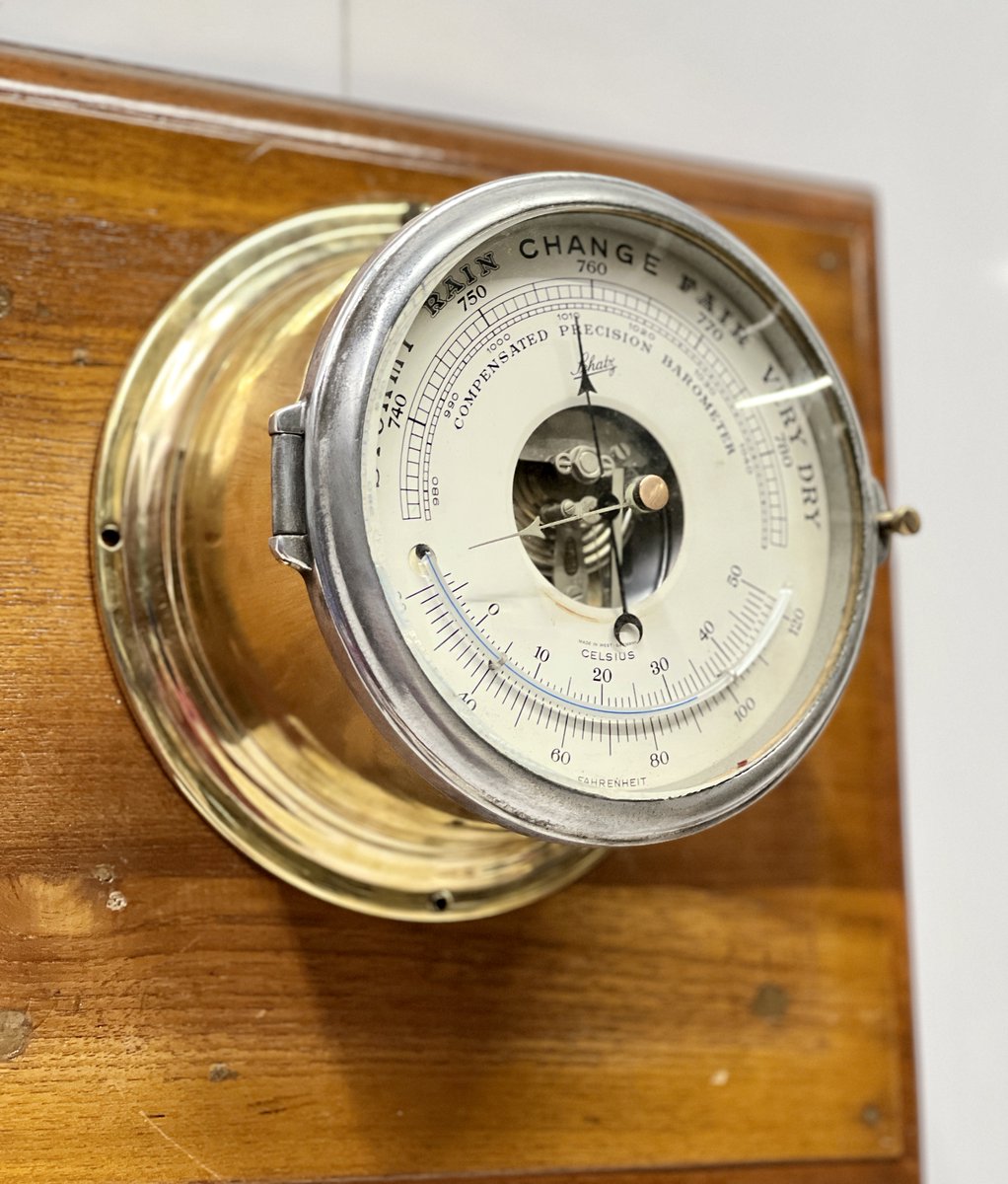 cory_captain's tweet image. Antique Ferry Reclaimed Cargo Compensated Precision Stormy rain Change Fair Dry Schatz Brass Barometer

etsy.com/listing/146347…

#weatherinstrument #marinelight #maritime #shipbarometer #Indicator #Climateindication #antiquebarometer #nauticalinstruments #schatz #captaincory