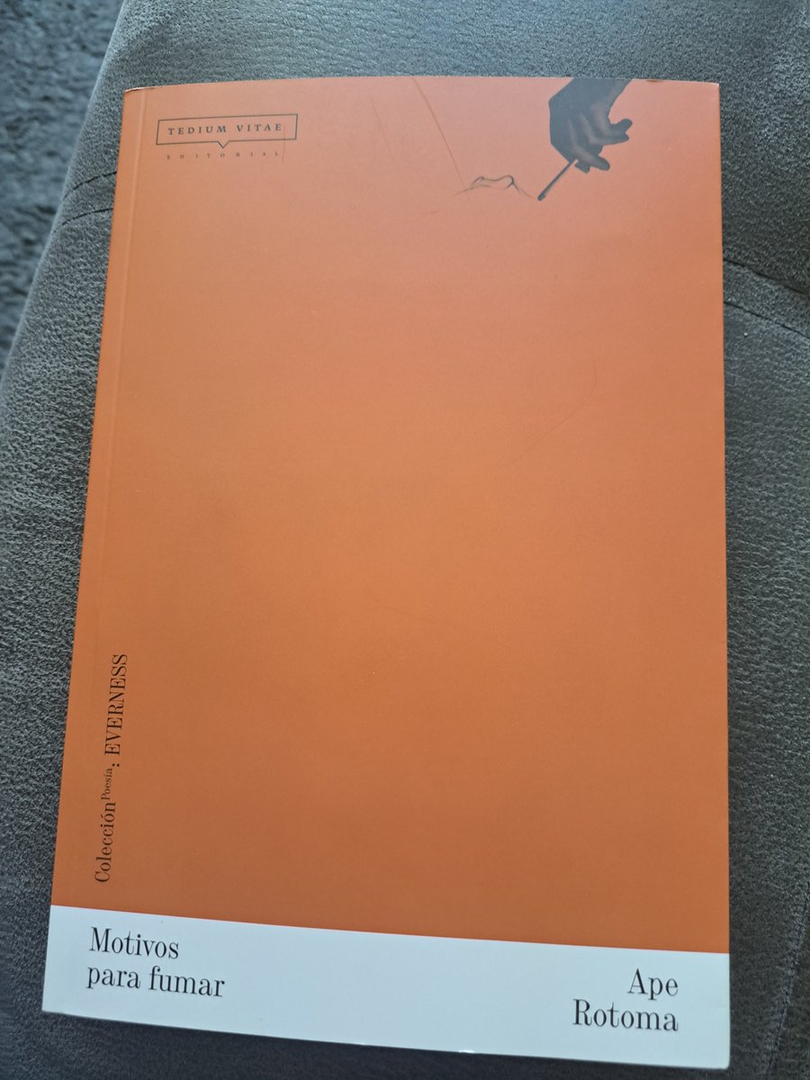 Andragatio's tweet photo. Me encuentro hoy con esta sorpresa, la mejor de la semana, el último y esperado libro de poesía de mi gran amigo, el gran Ape Rotoma. https://t.co/UJTlK64q3Q