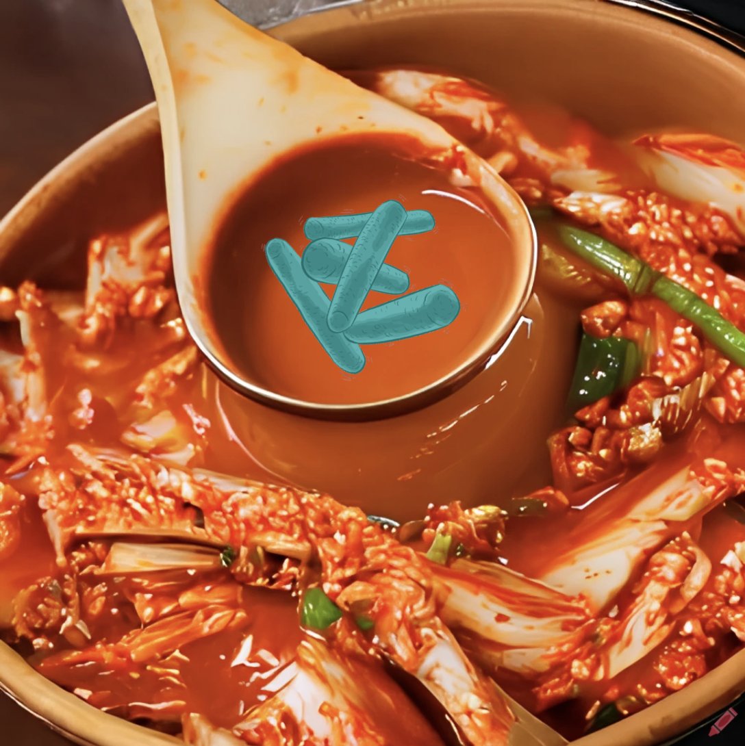 La fermentación natural, el secreto del sabor y la textura característica del Kimchi.