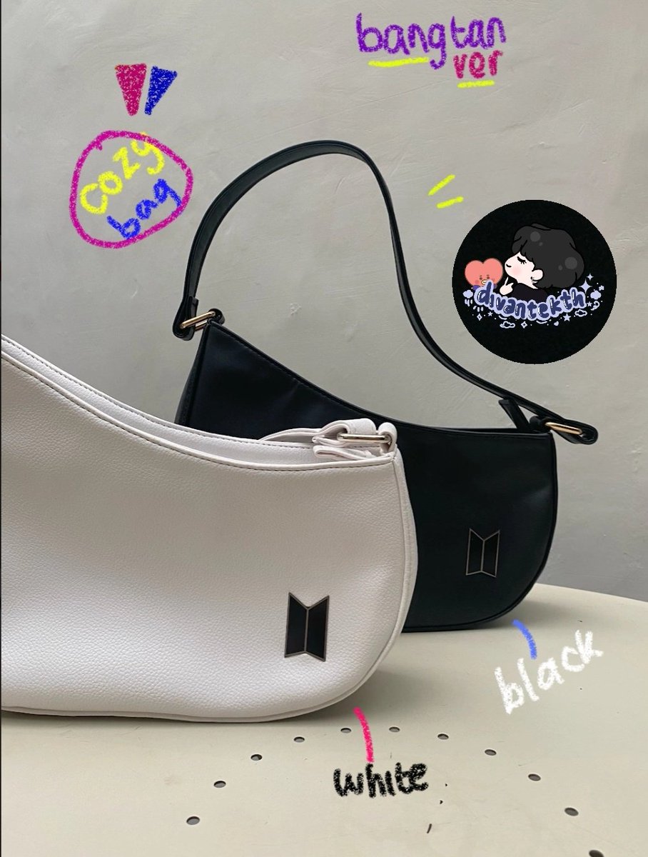 💜 OPEN PO "Bangtan Cozy Bag"

135k dp 70k

💘 Free Colorful Chain
‼ Details 
Materials : Synthetics Leather
Straps :  50 cm / shoulder 
Size : 26 x 21 cm
Zipper : Metal
Enamel Logo : Metal/logam

✅ Black Version
✅ White Version

🤍 Order? DM me