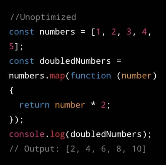 dev_today99's tweet image. 1/ #JavaScriptOptimization: Use arrow functions to write concise and readable code. They are especially useful when dealing with callbacks and promises.