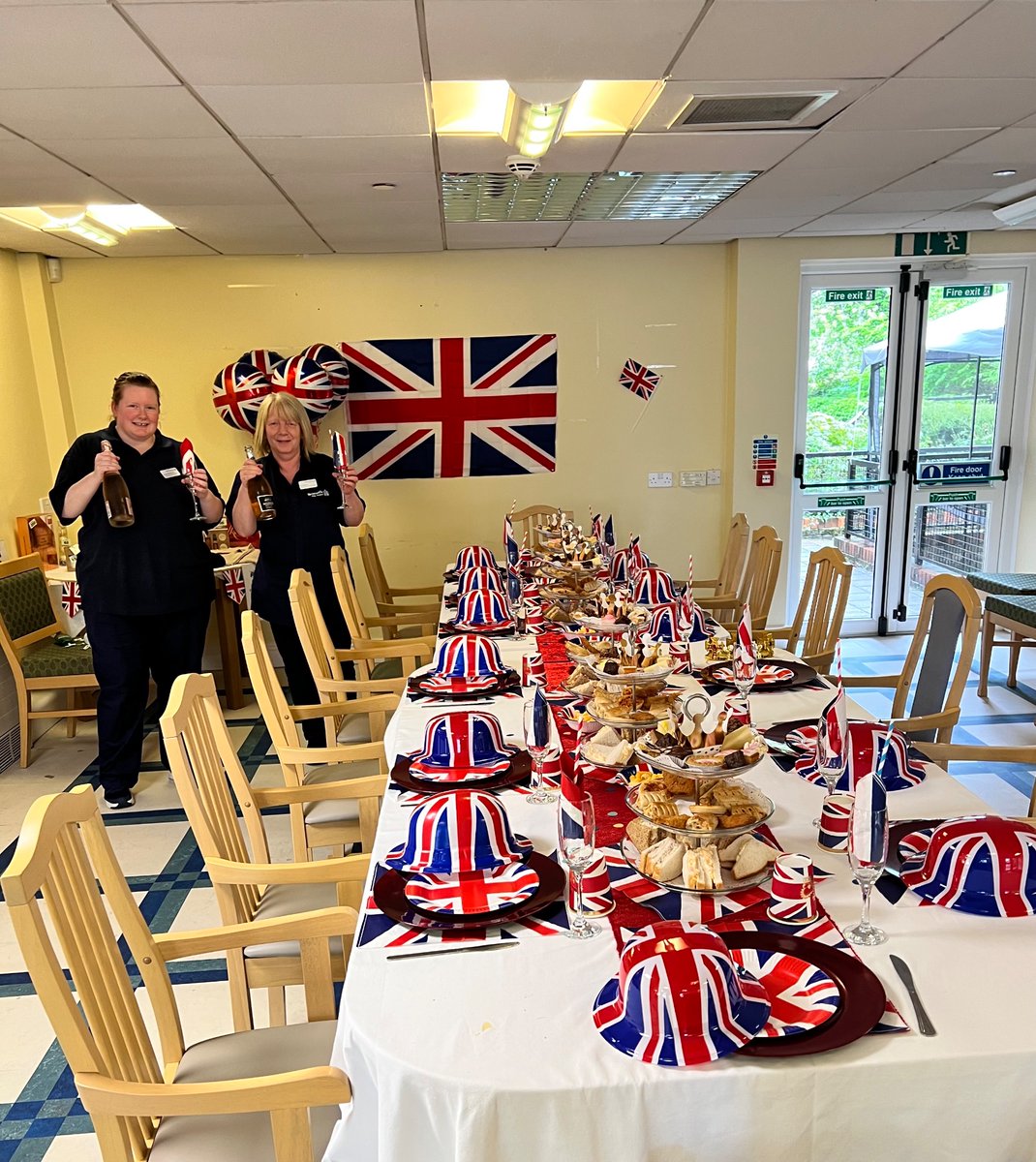 NConnieLewcock's tweet photo. @NConnieLewcock  we continue with our #celebrations for the #Coronation2023. All prepared for our buffet lunch and drinks 🥂
@NewcastleCC #coronation @Juliastar64 @charhar58 https://t.co/0fCyVJy6Uh