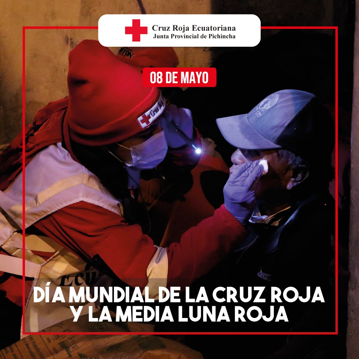 CruzPichincha's tweet photo. ¡Feliz Día Mundial de la #CruzRoja ❤️! Hoy agradecemos la labor diaria y el amor que comparten millones de voluntarios 💪🏻⛑️ y personal humanitario 🙋🏻‍♂️🙋🏻‍♀️ alrededor del mundo 🌎. ¡Gracias por siempre llevar esperanza a quienes más lo necesitan 🥰! #113años 🥳 #ElPoderDeLaHumanidad https://t.co/41mWEI1cQ9