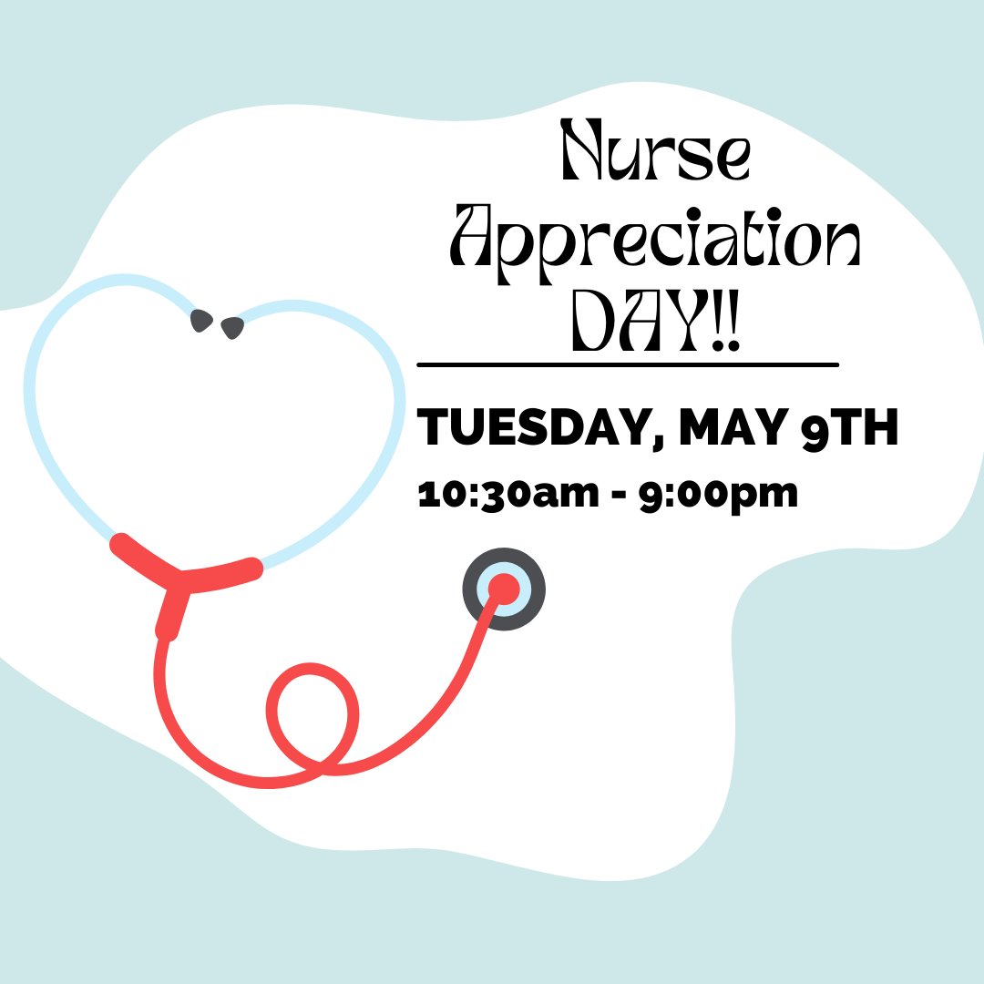 Nurses, it’s your turn!! 
👩‍⚕️ 👨‍⚕️ Saturday, May 6th is  Nurse Appreciation Day at Chick-fil-A 76th &amp; Dodge! Come in and show your Nurse Identification and receive a  𝐅𝐑𝐄𝐄 Original Chick-fil-A Sandwich. 
Check out our Facebook for the details on this fun!
loom.ly/KC4zJkk