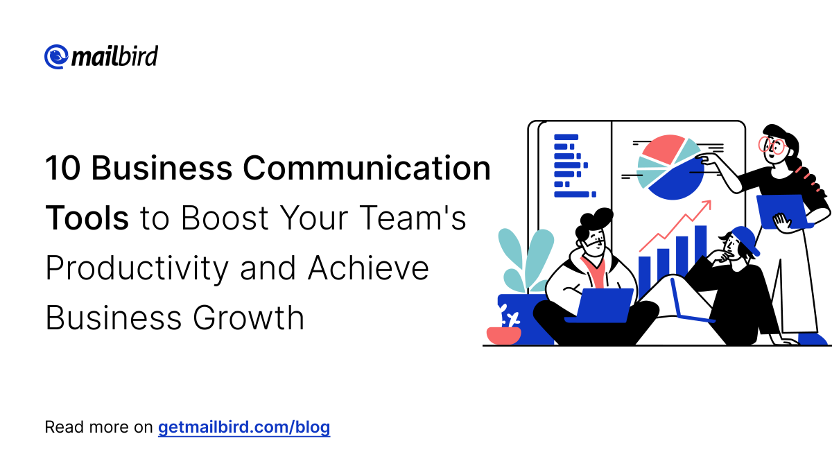 mailbird's tweet photo. Slack, Google Meet, Zoom … Which business communication tools would you add to the list? Check our top picks in our new article. #communicationapp #teamcommunication https://t.co/QB7WPVWbed https://t.co/BxpPbVdjQi