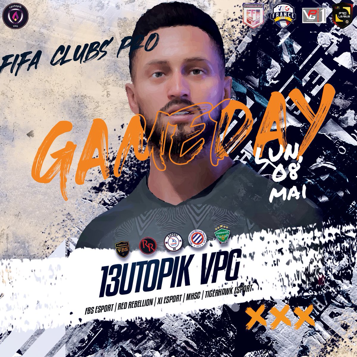⚔️GAMEDAY⚔️

🏆 |@EfaOffficiel
🏟 | 22H20 🆚️ <a href="/XIEsportFifa/">XI Esport</a>

🏆 |<a href="/VpgBelgique/">Vpg Belgique</a>
📅 |J25 / J26
🏟 | 21H40 🆚️ <a href="/FBS_OFFICIEL/">xWS FABOLOUS</a>
🏟 | 22H40 🆚️ <a href="/MhscPro/">MONTPELLIER HSC PRO CLUB</a>

🏆 |<a href="/VPGFrance_/">VPG France</a>
📅 |J16
🏟 |22H00 🆚️ <a href="/RedRebellionCP/">🔴 Red Rebellion 🔴</a>
 
🏆 | <a href="/SwissVPG/">VPG Switzerland 🇨🇭</a>
📅 | J21
🏟 | 23H00 🆚️ <a href="/TigerhawkEsport/">TIGERHAWK Esport</a>

<a href="/13Utopik/">13UP</a>