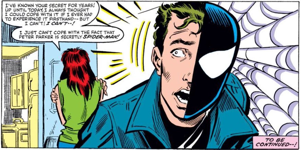 Odio que la tía May fuese una actriz y en verdad no se hubiese muerto.

Amo que Mary Jane siempre supo que Peter era Spiderman y sin conocerle, le guardó el secreto.