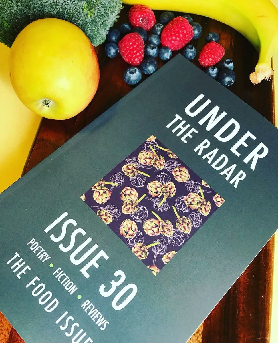 Have you read our nourishing Under the Radar Food Issue yet? Packed full of #poetry goodness, short fiction and reviews. Available to buy as a single copy or indulge in a 4-copy sub buff.ly/40A1vYR