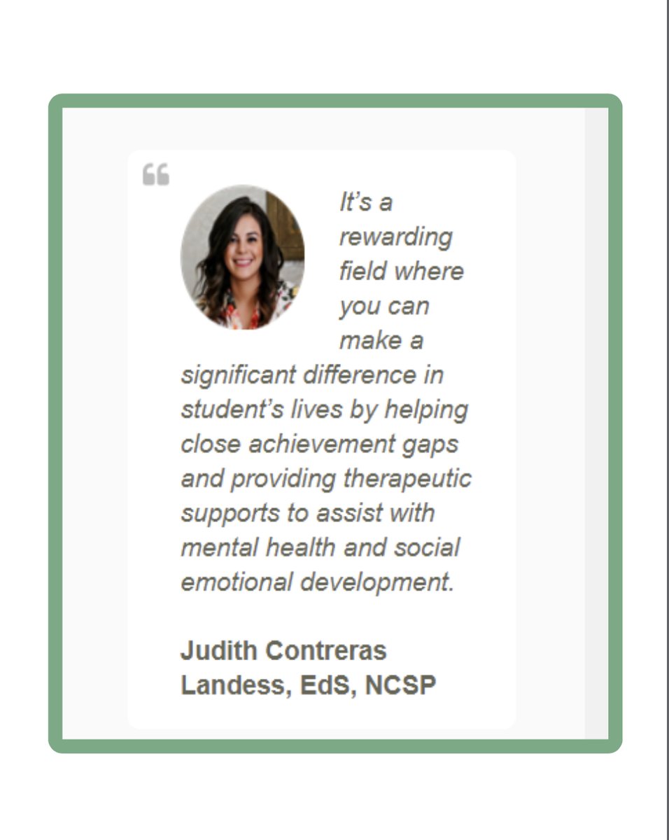 Who are School Psychologists? What do they do? 

nasponline.org/about-school-p…

#SupportingStudents
#SupportingEducators
#SupportingFamilies
#SupportingSchoolCommunities
#PsychologistsInEducation
#PsychologyIsForEveryone