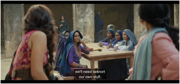 Haha ye sabse funny scene tha #SaasBahuAurFlamingo mein. On a serious note, seeing the Tribal women hustling and forming such an efficient team to help Rani BA run this massive business was quite a delight!
