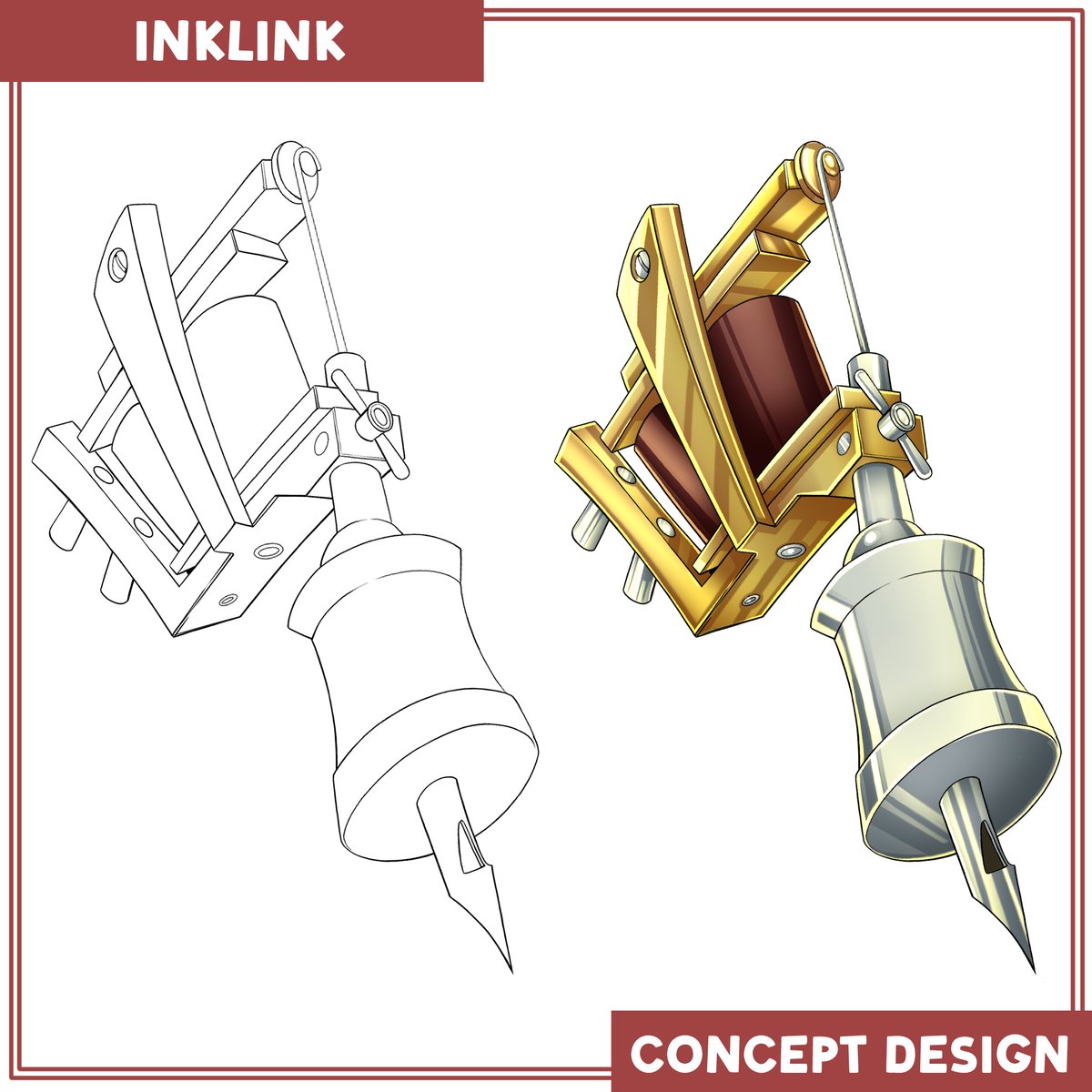 tattooversee's tweet photo. 🔫 Master's Arsenal proudly presents The design details of Inklink, the very first tatgun you get to use when you start your tattoo adventure. We hope you like them!

@sidequestvr
@metaquest

#VR #MOTT #ROGstudios #metaquest #oculus #quest #sidequest #applab #steam #gaming #fun https://t.co/95RuKOomSA