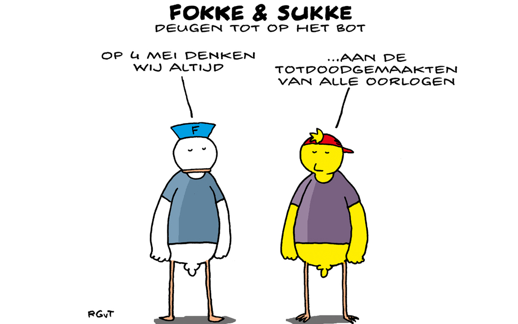 Fokke &amp; Sukke: F&amp;S deugen tot op het bot (NRC, do, 04-05-23) - #humor |