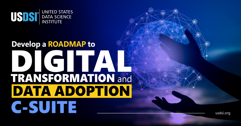 US_DSI's tweet image. #DidYouKnow- For successful #DigitalTransformation; #DataAdoption should begin with the C-Suite. Weak execution due to low adoption among them can lead to thin data adoption.Learn more bit.ly/3npwPuE

#USDSI #DataScience #FutureReady #ValueCreation #DecisionMaking