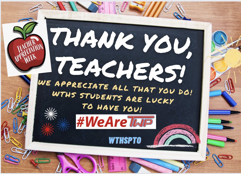 Thank you all of our WTPS teachers, the students are lucky to have all of you!
#Wearetwp #bestteachers