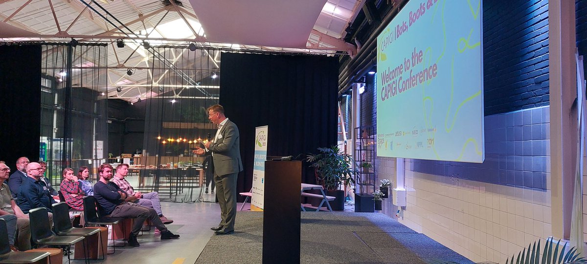 The CAPIGI conference has kicked off! Today we have presentations from Compass informatics, SEGES, <a href="/EUSPACEIMAGING/">EUSI</a>, <a href="/JohnDeere/">John Deere USA</a>, <a href="/RVO_Nederland/">Rijksdienst voor Ondernemend Nederland</a> and NEO BV