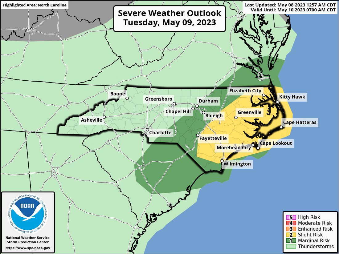 Mike's Weather Page on Twitter "Thunderstorms tomorrow Tuesday for the
