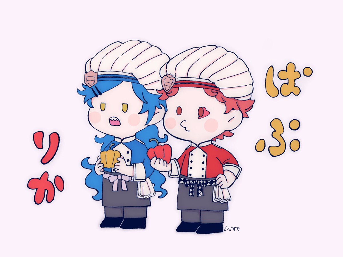 chef hat blue hair food chef hat chibi apron  illustration images