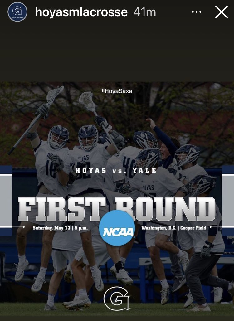DaveGiarrusso's tweet photo. Congrats to all 4 MKA ‘21 Lacrosse captains- playing in NCAA Tourney. 
Jake Waldman- G’Town
Rollins Heath-Kenyon
Danny D’Angelo- Stevens
OB  Sedransk-Tufts
So proud!
#goingtothedance
#cougarpride https://t.co/2Ari8zuMm7
