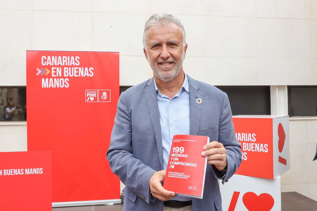 avtorresp's tweet photo. Hoy hemos presentado nuestro Programa Electoral para las elecciones del 28 de Mayo. Un programa realista y realizable, 199 medidas y un compromiso para consolidar la transformación de #Canarias en positivo.

🌹 https://t.co/Eg1FcLSL5o https://t.co/WgKC0kawyG