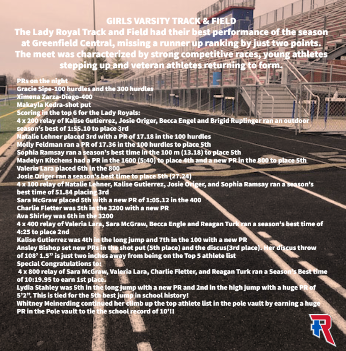 RHS_Athletics's tweet photo. https://t.co/quYrLlVeab