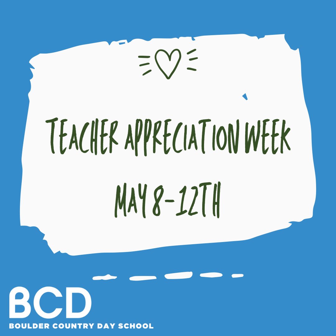 It’s Teacher Appreciation Week. Many thanks to our PTO, room parents, etc for coordinating a wonderful week of treats and care to thank our amazing faculty for all they do. Want more details? Reach out to your room parent. Enjoy!