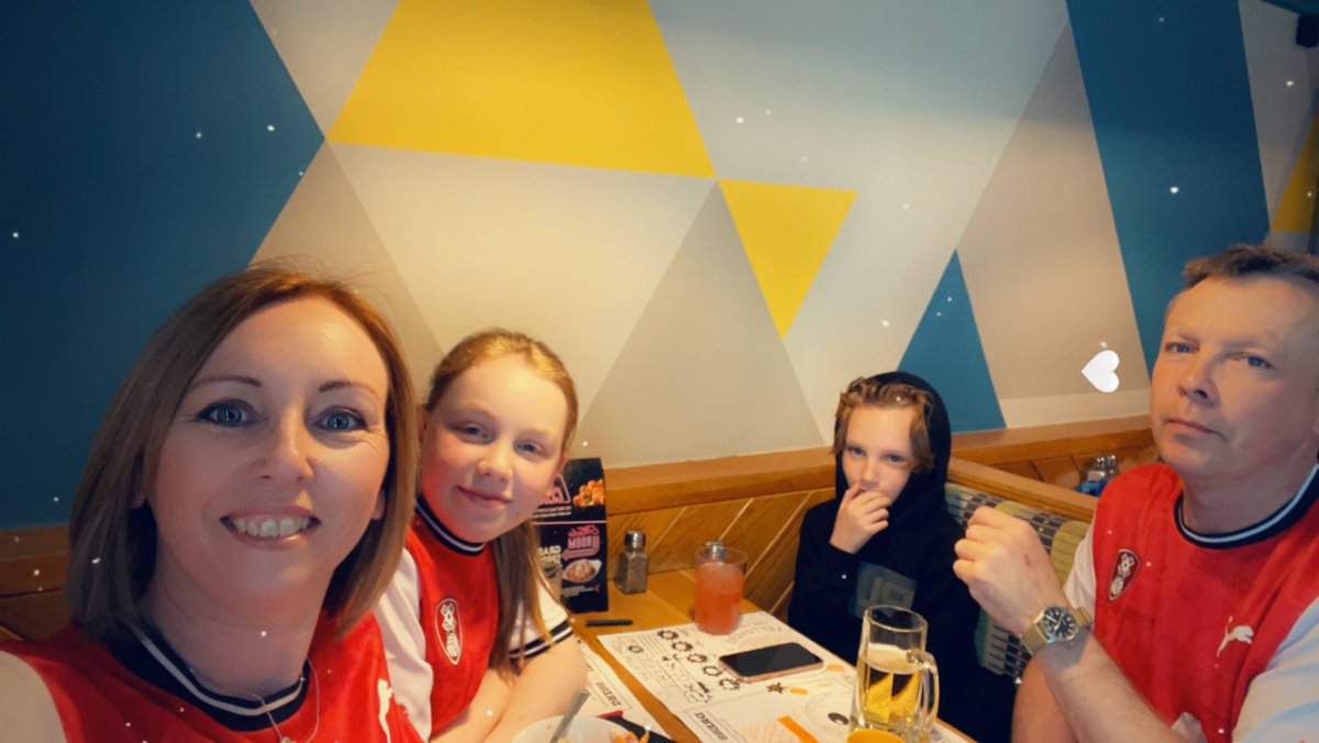 Fuelling up before the match ❤️ #rufc ❤️ #utm ❤️ #ForeverTogetherForeverProud ❤️