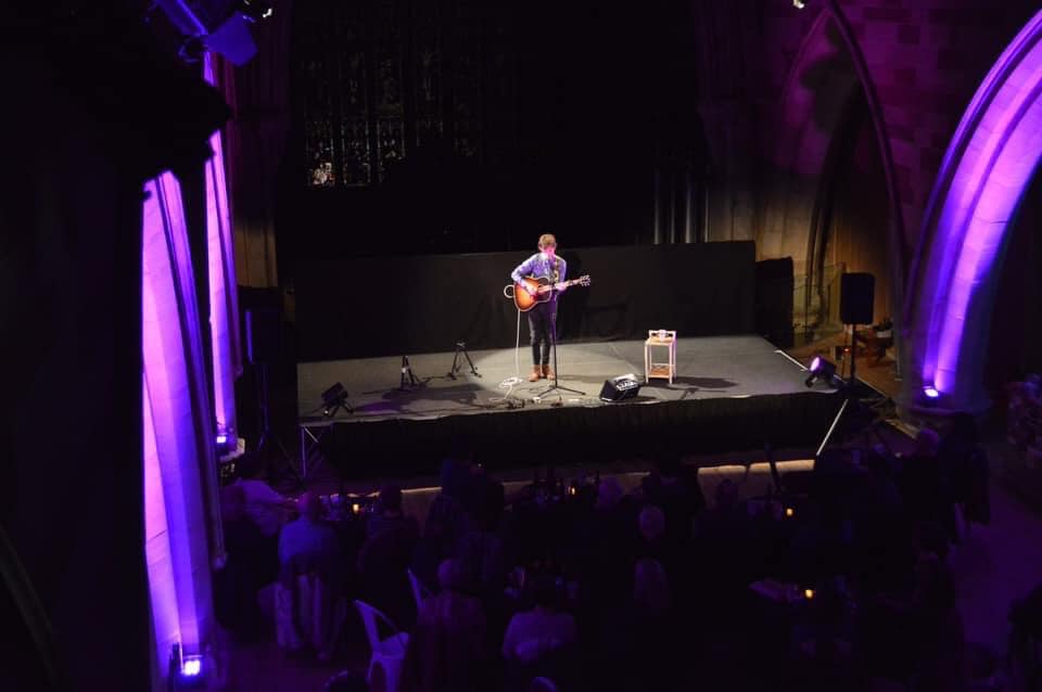 Hey hope you're enjoying your bank holiday weekend! My next gig is Friday at @thehubatstmarys Lichfield supporting my good friend @PistolPeteWearn for his album launch. It's a beautiful venue, this pic is from the last time I was there in 2020. Tix - thehubstmarys.co.uk/events/pistol-…