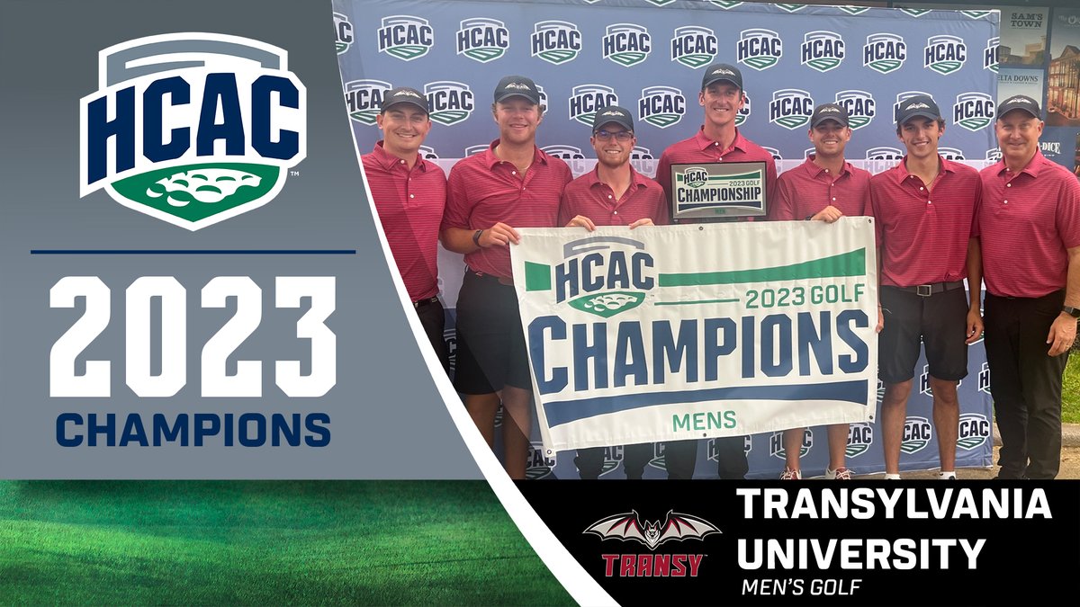 HCAC Men's Golf | 2023 Championship

Congratulations to the 2023 Men's Golf Tournament Champions @TransySports 

Championship Recap:bit.ly/3pjX2Mh

#TheHeartOfD3 #D3Golf