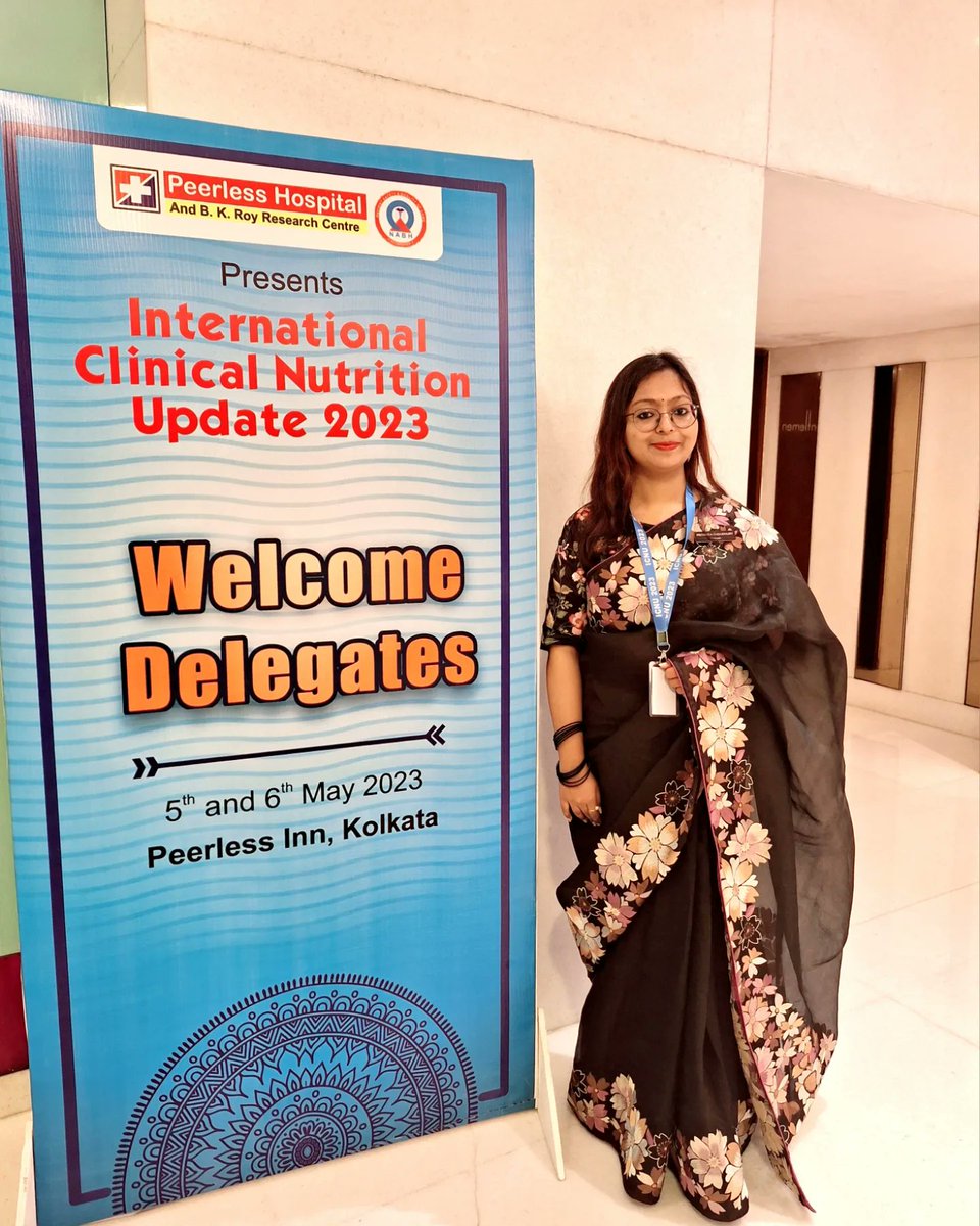 Recently attended #ICNU2023 Coference in Kolkata organized by #PeerlessHospital and #BKRoyResearchCentre .
An excellent enriching session for the #Dietician like us.