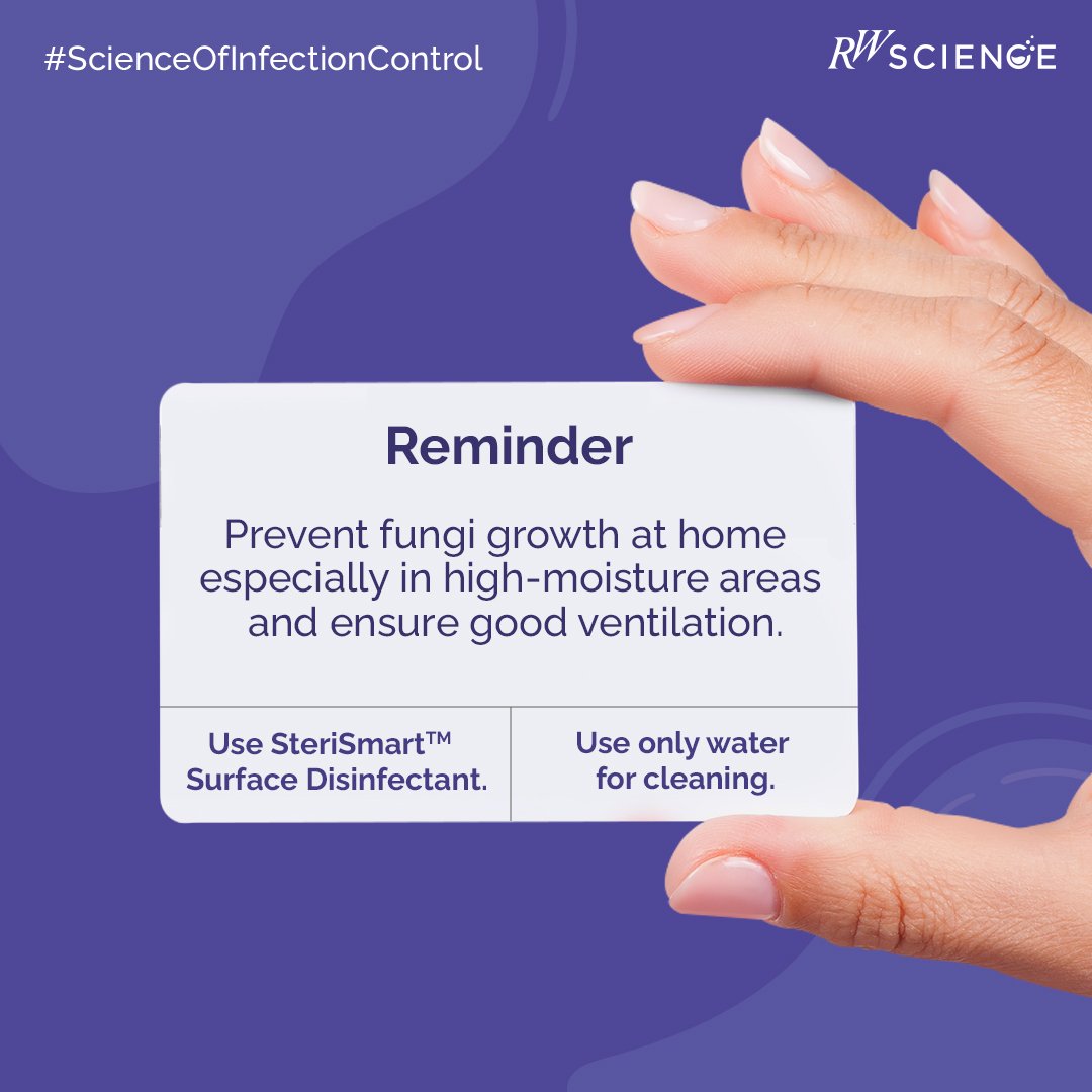 r_wscience's tweet photo. Don't forget to keep surfaces at home fungus-free with SteriSmart Surface Disinfectant!  A quick and easy spray is all it takes to keep your home clean and sanitised. 

#StaySafe #RWScience #TrustInScience #ScienceofInfectionControl #HandHygieneWeek #healthcare #Fungi https://t.co/QWckK2vhOR