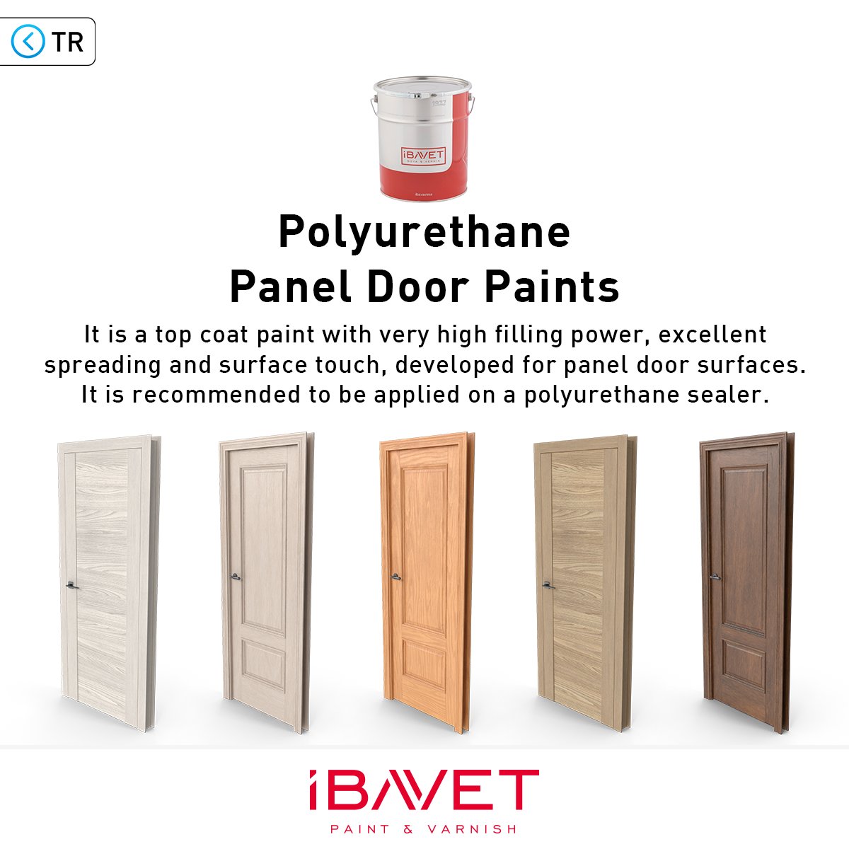 ibavalresa's tweet photo. İbavet Poliüretan Panel Kapı Boyaları📣
#ibavet #poliüretan #panelkapı #boya #ahşapboyası #boyavevernik
İbavet Polyurethane Panel Door Paints📣
#ibavet #polyurethane #paneldoor #paint #woodpaint #paintandvarnish https://t.co/Z32xOvIYXm