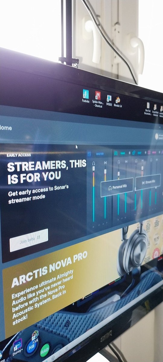 Alt3media's tweet photo. Who's using this #stealseries #sonargg #streamermode #streamer 
Has the team fixed the issue with mic not being detected until you've opened windows sounds settings tab 
I really wanna try it but having issues with the original software https://t.co/zHoQByb1Ze