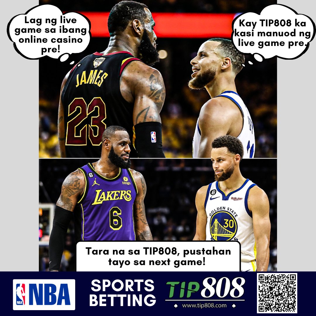 TIP808_Official's tweet photo. TIP Sports Betting: The Game is On! 🔥

Latest NBA Live Game ba ang hanap nio mga ka-TIP? Watch and bet on your favorite team now! 🏀

Register here:
https://t.co/fY4rTqDuHo

#NBA #sportsbetting #OnlineCasino #onlinegames https://t.co/XiprpJLrYQ