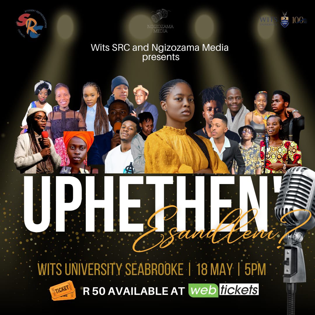 SamanthaMungwe3's tweet photo. It’s happening, The very first ever “Uphethen’esandleni?” Poetry Concert go get your tickets Now 💃🏻💃🏻
Space is limited ❤️
#Uphethen’Esandleni #Thefirstever #WitsPoertyConcert2023 #umshubowodwa https://t.co/zYO7tpdWsM