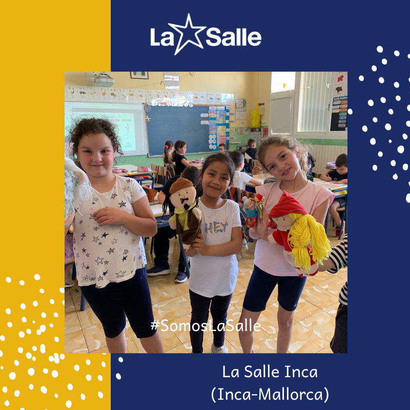 lasallearlep's tweet photo. Los alumnos de Primaria de La Salle Inca trabajaron las partes del cuerpo en el seminario de Inglés “The Puppet Show”. Aprendieron vocabulario con juegos, flashcards, canciones y bailes, además de ir montando su propia marioneta para identificar todo lo aprendido. #NCALaSalle https://t.co/dYm6jKBzHB