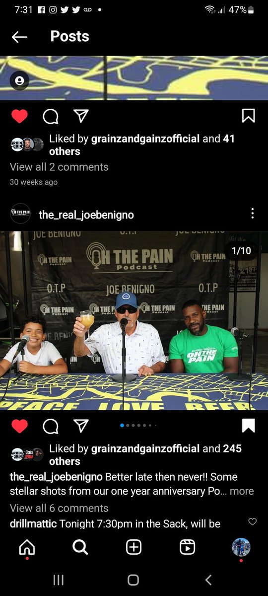 Shout out to my son in law, Drae, for his work on the Oh The Pain podcast, sponsorships. He's also NJs best personal trainer.  go check him out at the @UFCFIT gym in Wayne NJ, he's a  stellar fitness pro and he'll get you ready for the beach and or the golf course! All the love!