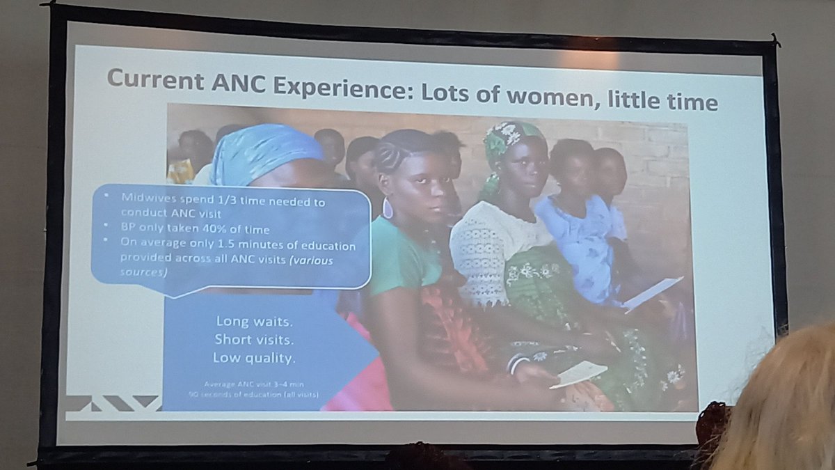 maternalmatters's tweet photo. Many reasons why current standard antenatal care isn't working. Growing evidence to show that #GroupANC is better for users and providers. #IMNHC2023 https://t.co/Osd4oQOeKr