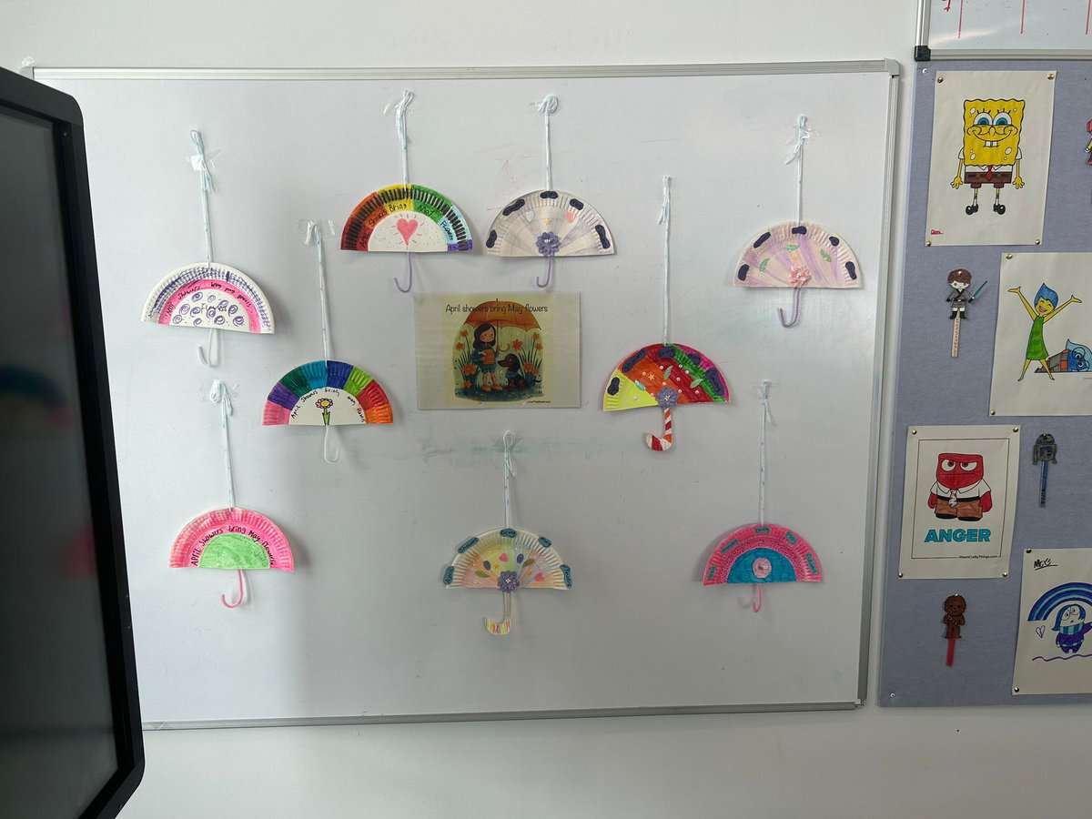 This weeks Art therapy topic was a little bit of fun celebrating, April showers, Cartoon day and Star Wars day! With the change of TT on Tuesday this was the last Art day for many pupils and we want to thank them for their efforts over the term! We are very proud of all of you!